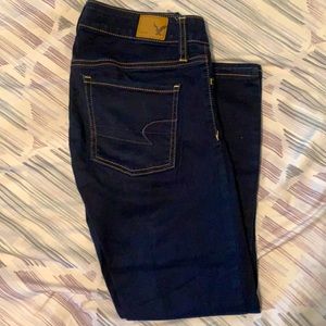 American Eagle jeggings crop - dark wash